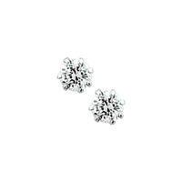 vDam Oorknoppen Zirkonia Zilver Wit 1000793