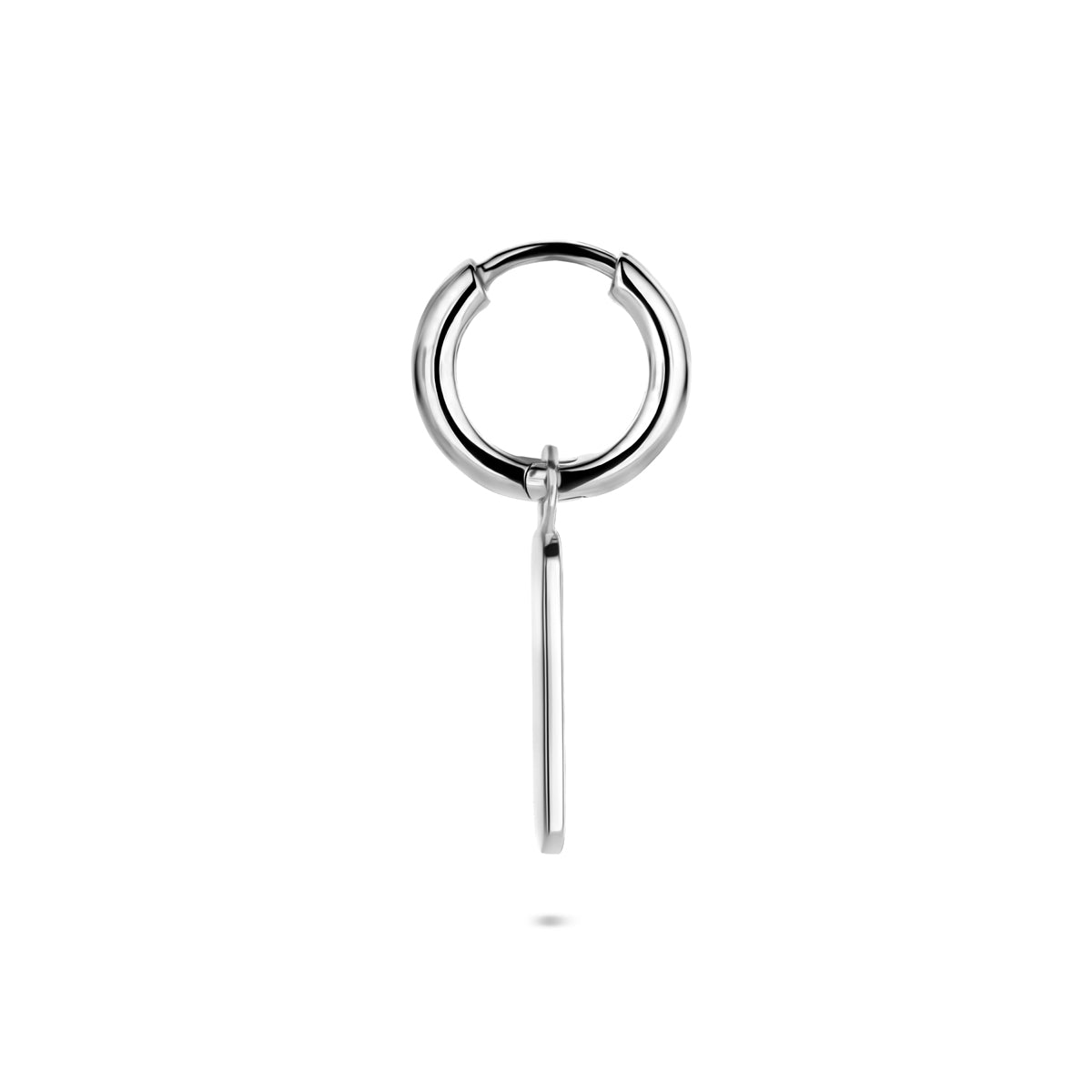 vDam Oorring Per Stuk 13 Mm Zilver Gerhodineerd 1341010