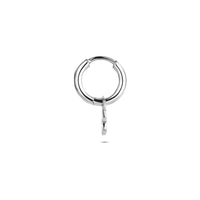 vDam Oorring Sterrenbeeld Per Stuk 13 Mm Zilver Gerhodineerd 1341015