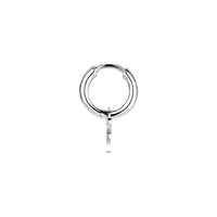 vDam Oorring Sterrenbeeld Per Stuk 13 Mm Zilver Gerhodineerd 1341022