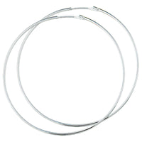 vDam Oorringen 1,5 Mm Ronde Buis Zilver Wit 1001453