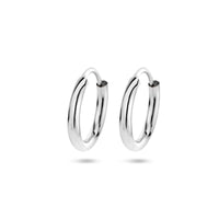 vDam Oorringen 1,8 Mm Ronde Buis Zilver Gerhodineerd 1335677