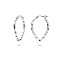 vDam Oorringen 19,5 Mm Zilver Gerhodineerd 1341738