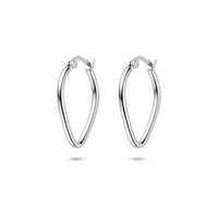 vDam Oorringen 19,5 Mm Zilver Gerhodineerd 1341738