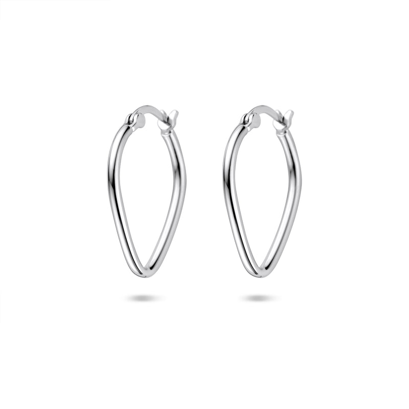 vDam Oorringen 19,5 Mm Zilver Gerhodineerd 1341738