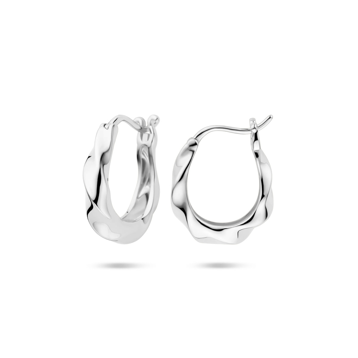 vDam Oorringen 19 Mm Zilver Gerhodineerd 1339673