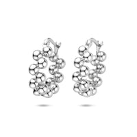 vDam Oorringen 19 Mm Zilver Gerhodineerd 1341188