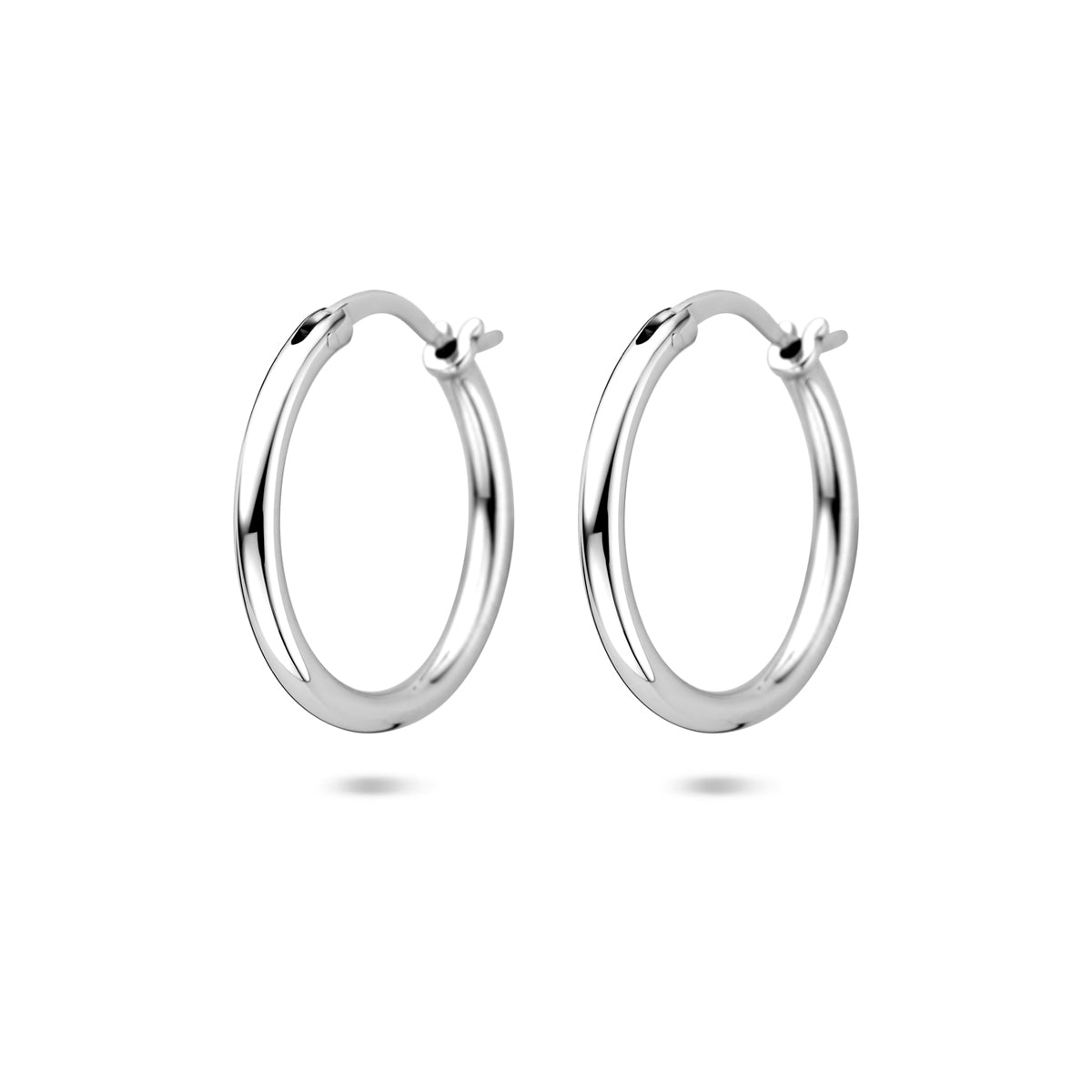 vDam Oorringen 19 Mm Zilver Gerhodineerd 1341980