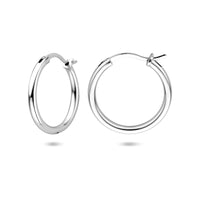 vDam Oorringen 19 Mm Zilver Gerhodineerd 1341980