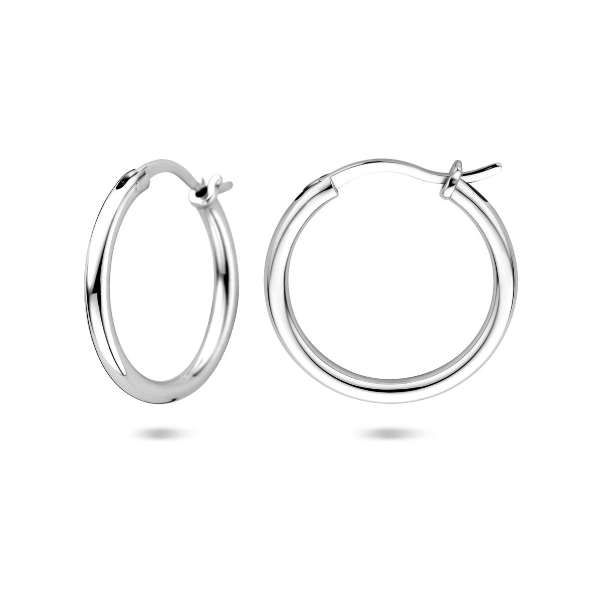 vDam Oorringen 19 Mm Zilver Gerhodineerd 1341980