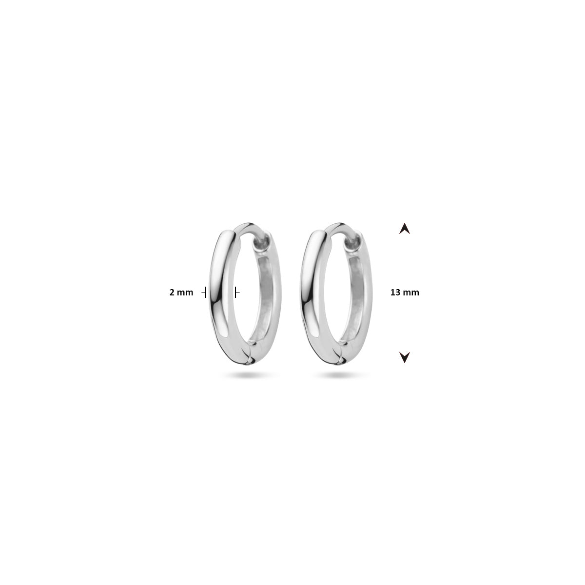 vDam Oorringen 2,0 Mm Voor Oorringhangers Zilver Gerhodineerd 1326840