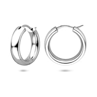 vDam Oorringen 20 Mm Zilver Gerhodineerd 1341978