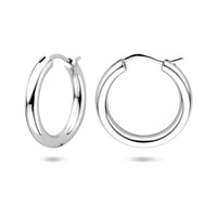 vDam Oorringen 21 Mm Zilver Gerhodineerd 1341979