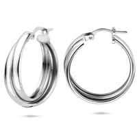 vDam Oorringen 23,5 Mm Zilver Gerhodineerd 1341593