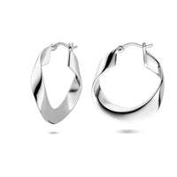 vDam Oorringen 25 Mm Zilver Gerhodineerd 1341949