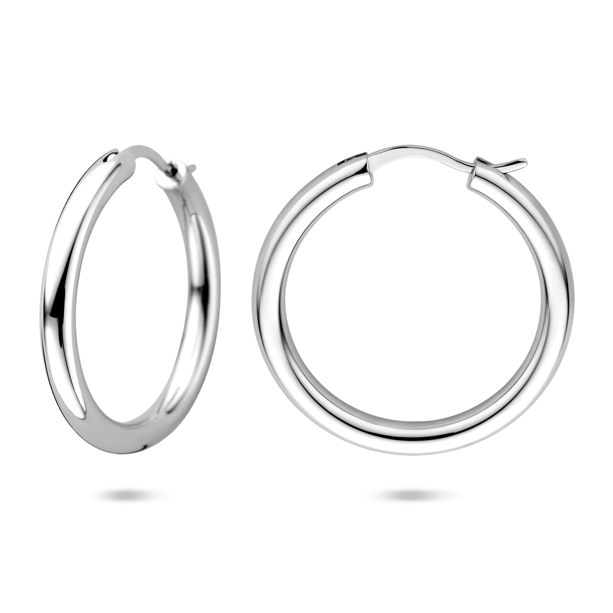 vDam Oorringen 26,5 Mm Zilver Gerhodineerd 1341981