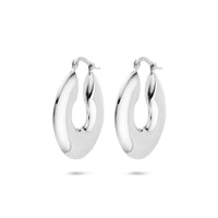 vDam Oorringen 30,5 Mm Zilver Gerhodineerd 1340020