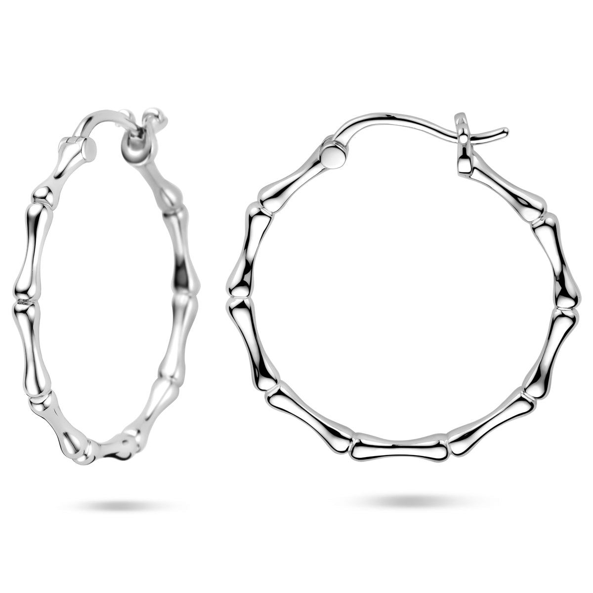 vDam Oorringen 30 Mm Zilver Gerhodineerd 1341408