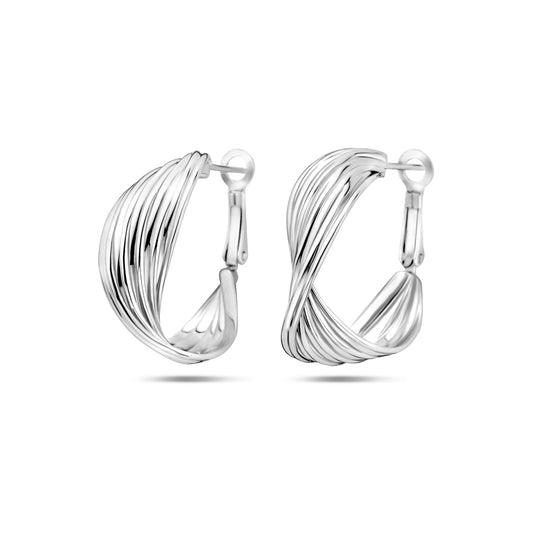 vDam Oorringen 31 Mm Zilver Gerhodineerd 1339811