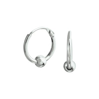 vDam Oorringen Bol Zilver Gerhodineerd 1327922