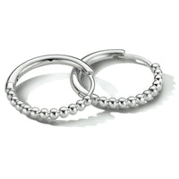 vDam Oorringen Bolletjes Zilver Gerhodineerd 1334844