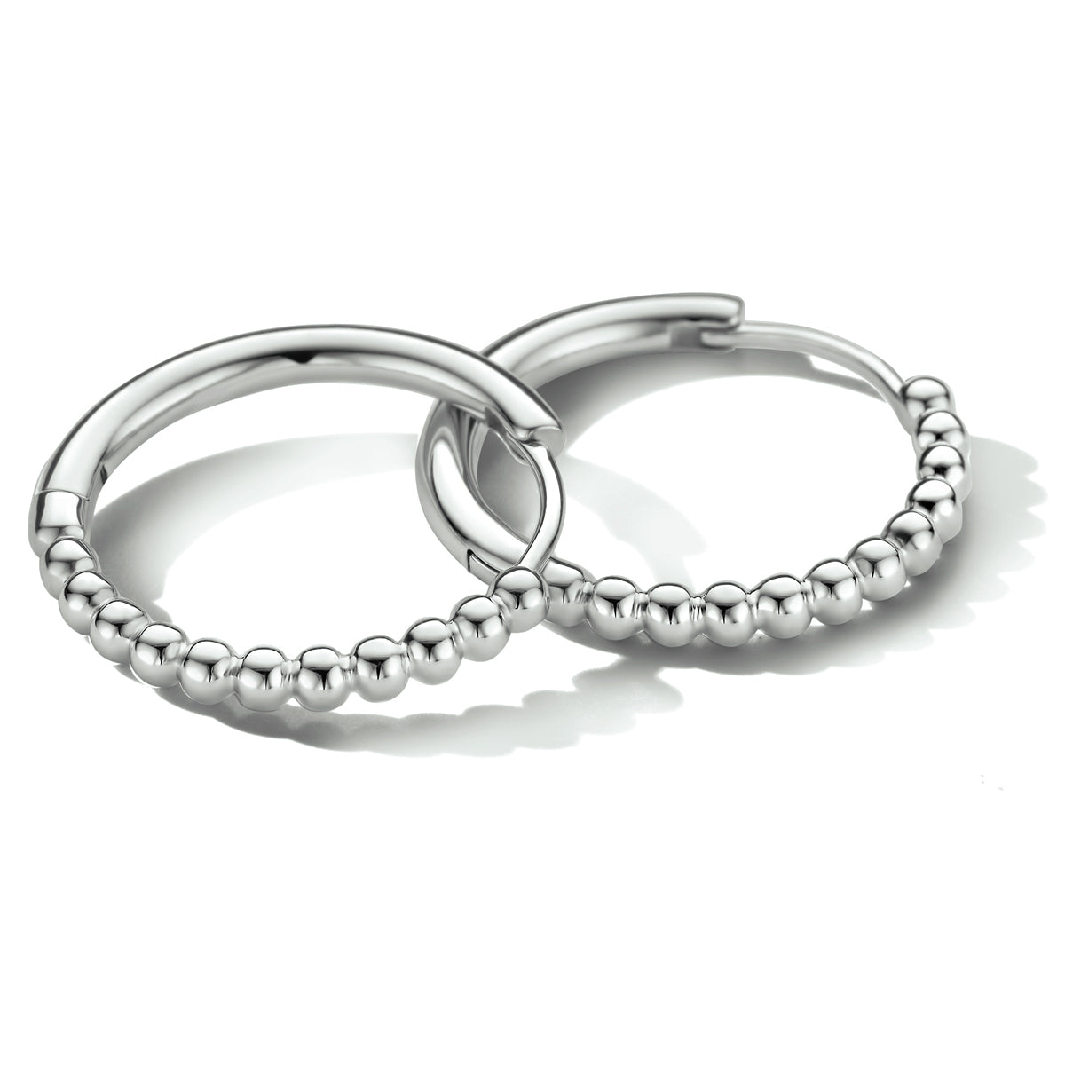 vDam Oorringen Bolletjes Zilver Gerhodineerd 1334844