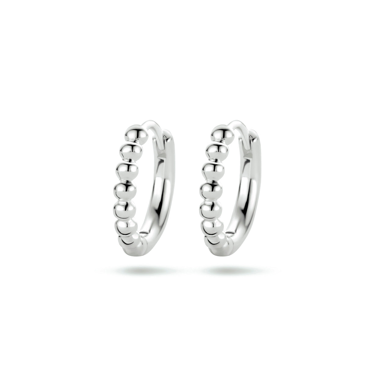vDam Oorringen Bolletjes Zilver Gerhodineerd 1334845