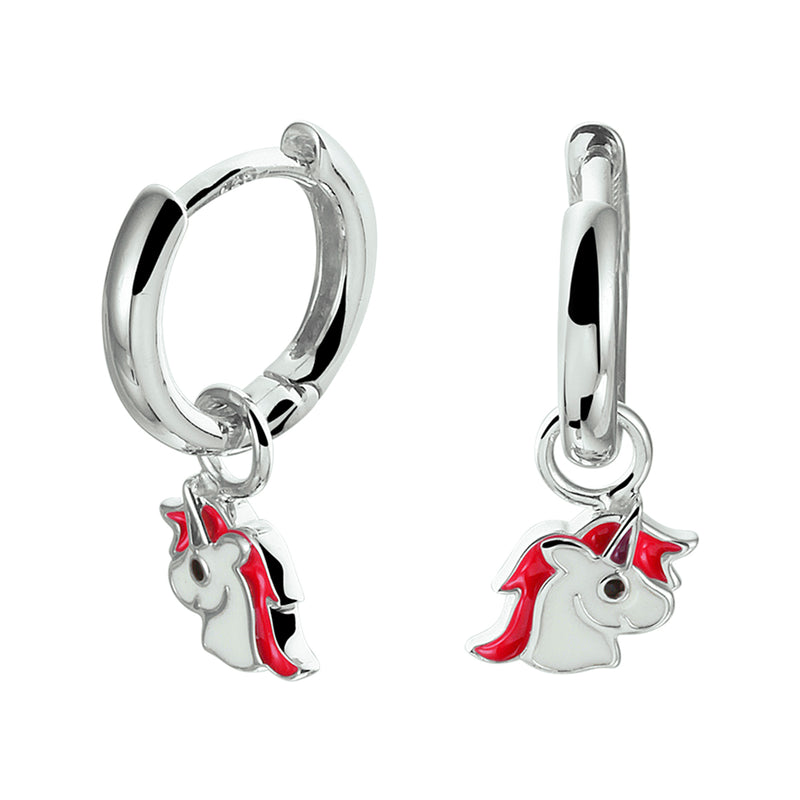 vDam Oorringen Eenhoorn Zilver Gerhodineerd 1332661