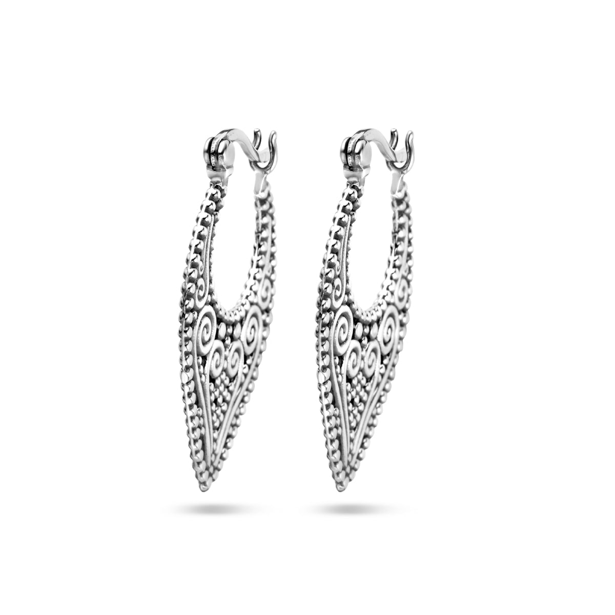 vDam Oorringen Filigrain Zilver Gerhodineerd 1336693