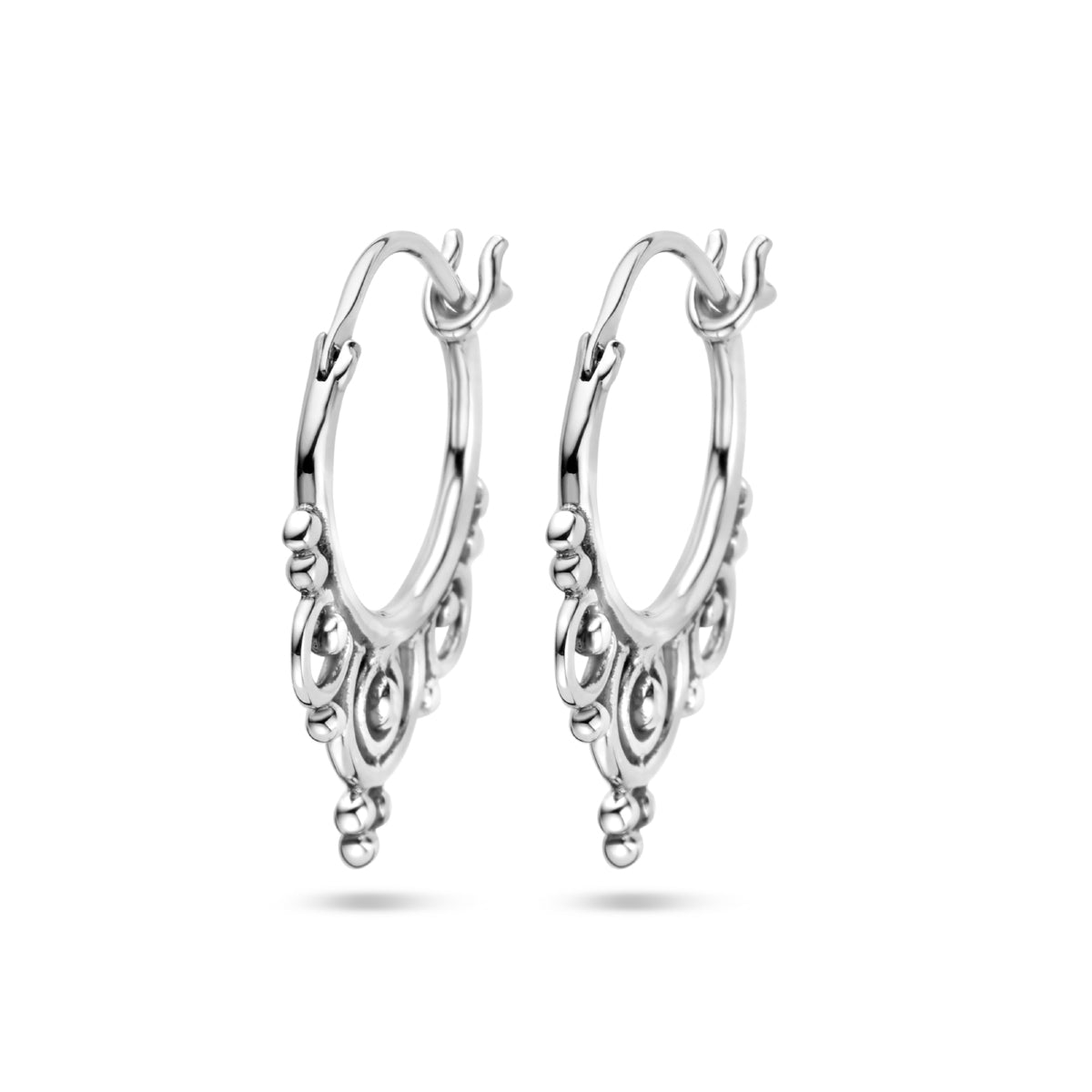 vDam Oorringen Filigrain Zilver Gerhodineerd 1336694