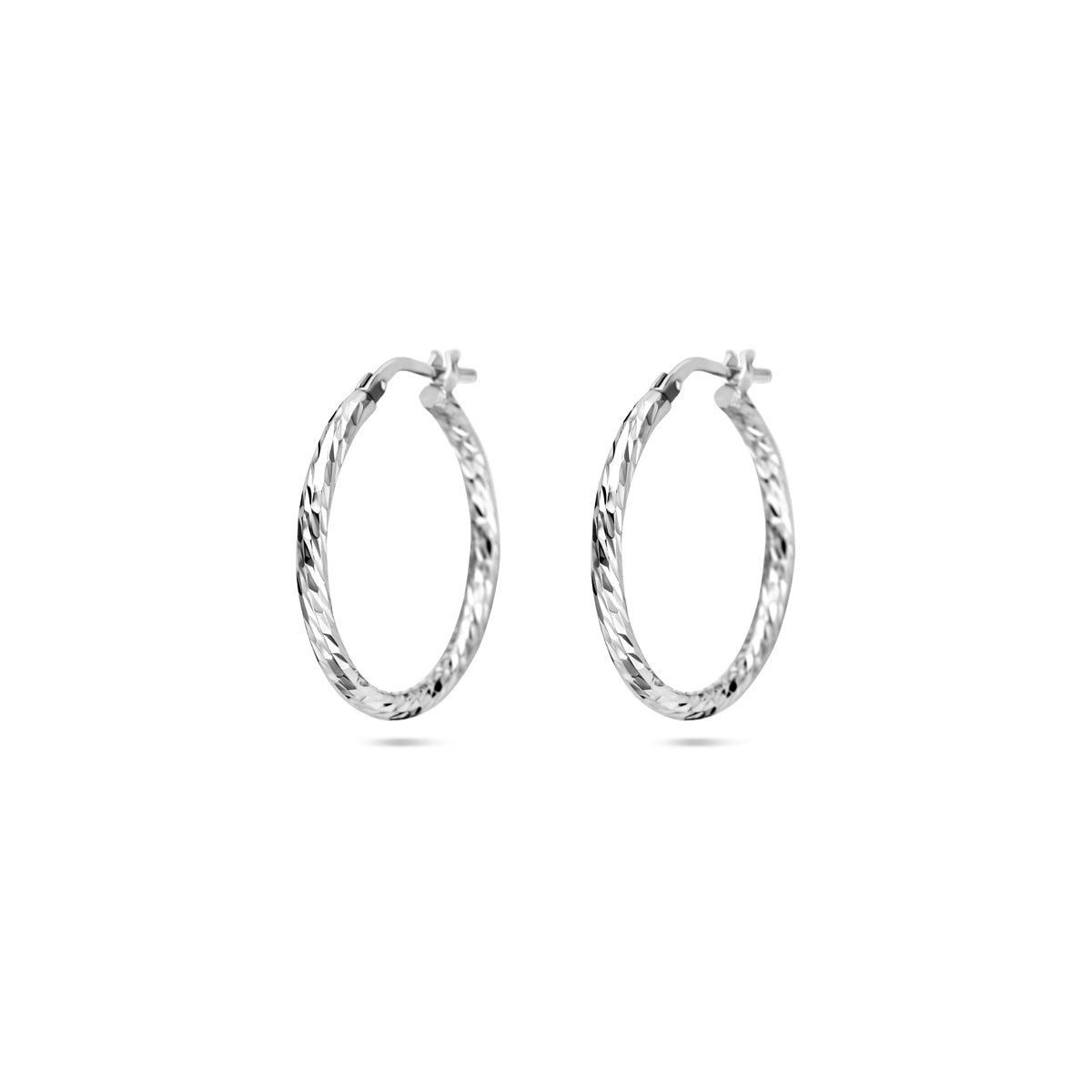 vDam Oorringen Gediamanteerd 2,0 Mm Zilver Gerhodineerd 1337979