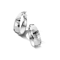 vDam Oorringen Gediamanteerd 7,0 Mm Zilver Gerhodineerd 1334558