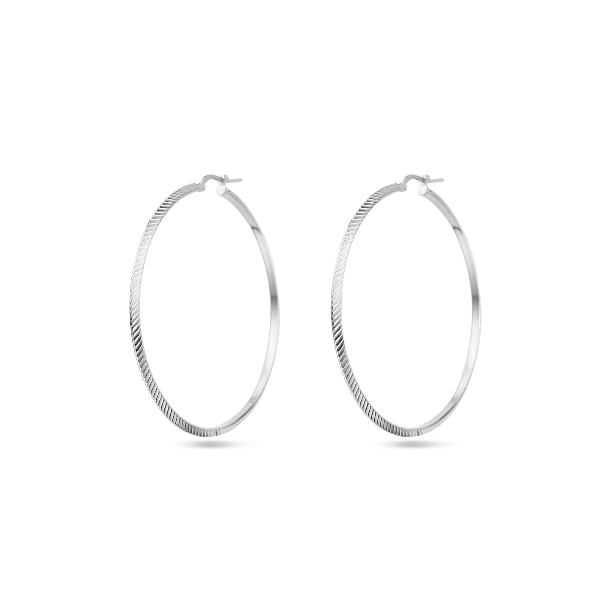 vDam Oorringen Gediamanteerd Zilver Gerhodineerd 1338391