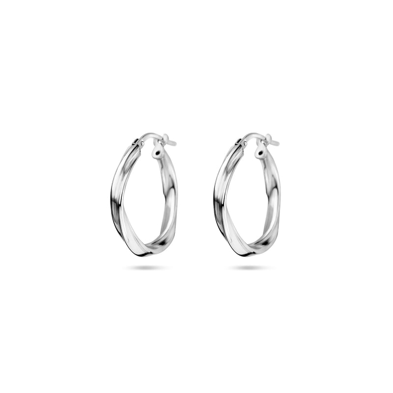 vDam Oorringen Gedraaid 2,0 Mm Zilver Gerhodineerd 1337960