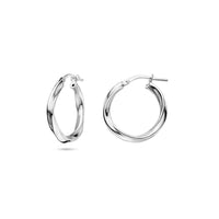 vDam Oorringen Gedraaid 2,0 Mm Zilver Gerhodineerd 1337958