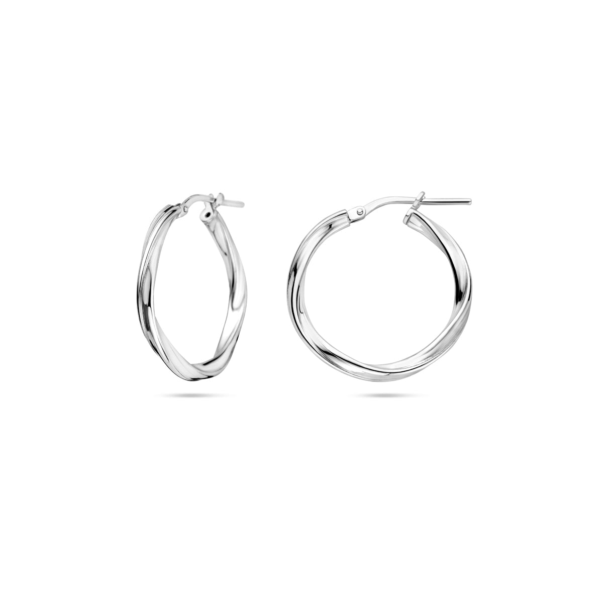 vDam Oorringen Gedraaid 2,0 Mm Zilver Gerhodineerd 1337961