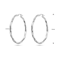 vDam Oorringen Gedraaid 2,0 Mm Zilver Gerhodineerd 1337970