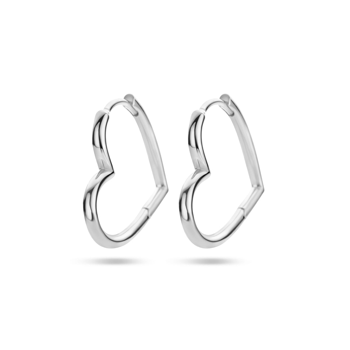 vDam Oorringen Hart Zilver Gerhodineerd 1336215