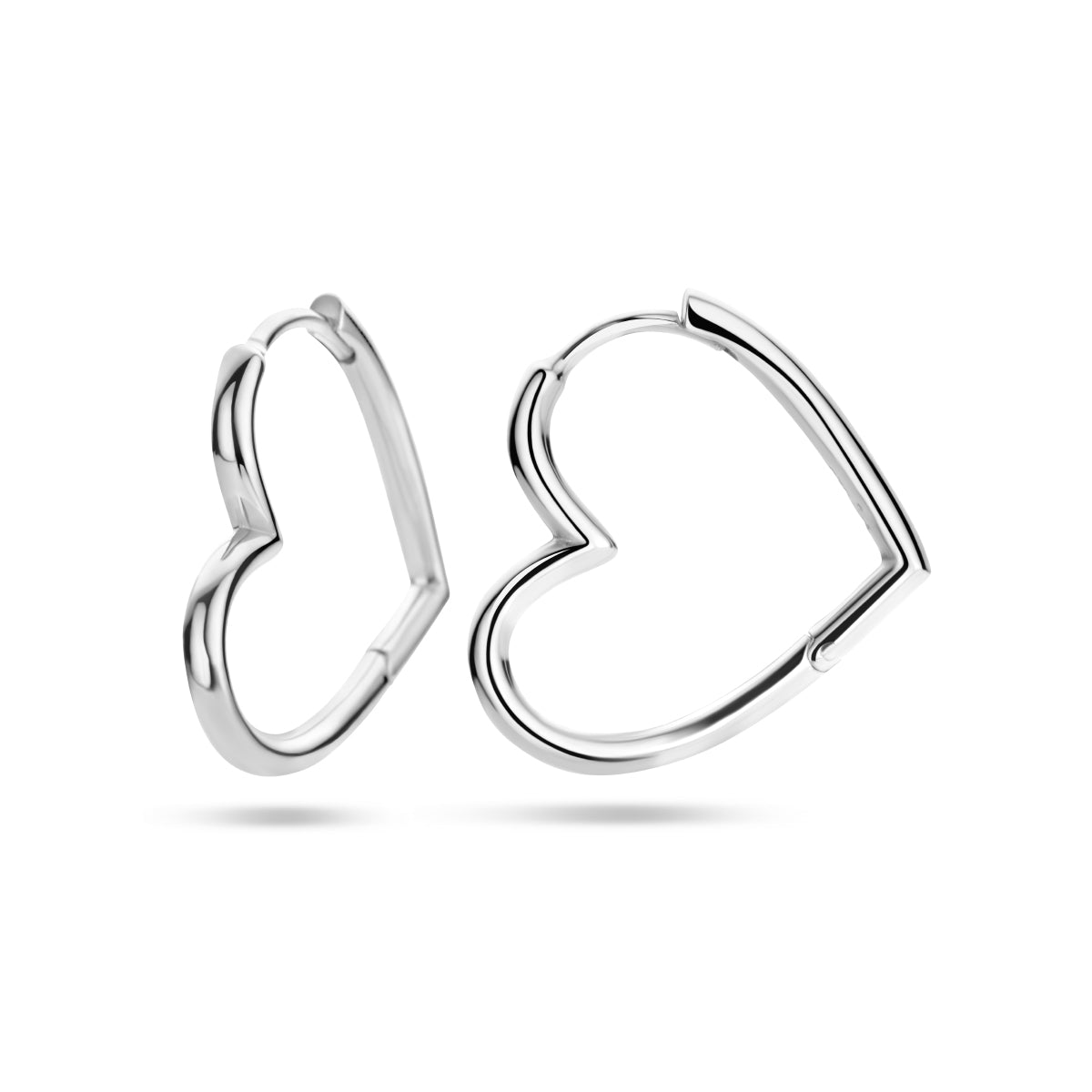 vDam Oorringen Hart Zilver Gerhodineerd 1336367