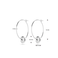 vDam Oorringen Hart Zilver Gerhodineerd 1338362