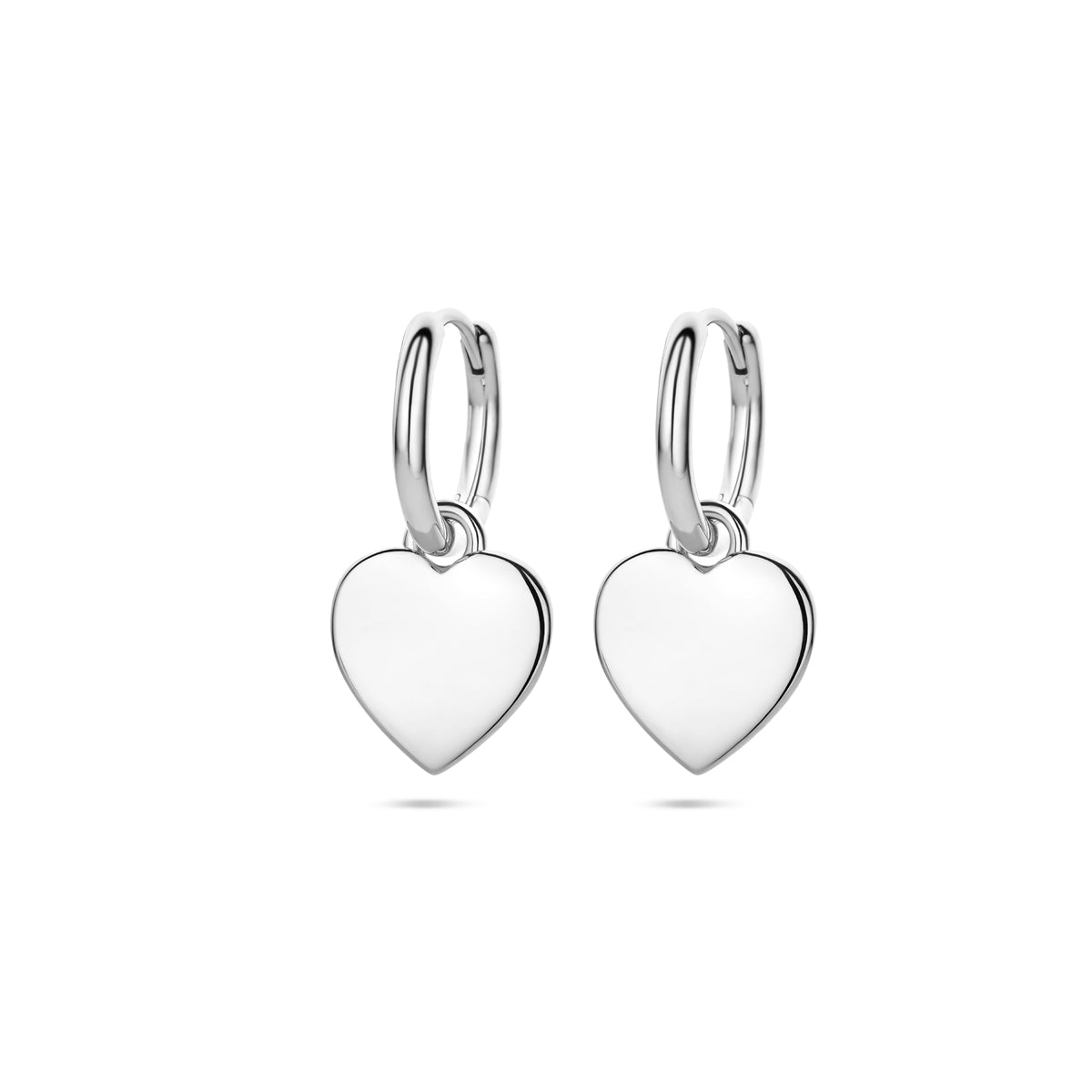 vDam Oorringen Hartje 19 Mm Zilver Gerhodineerd 1340885
