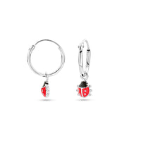 vDam Oorringen Kever Zilver Gerhodineerd 1337864