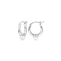 vDam Oorringen Parel 20 Mm Zilver Gerhodineerd 1339783