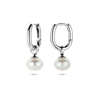 vDam Oorringen Parel 23 Mm Zilver Gerhodineerd 1341945