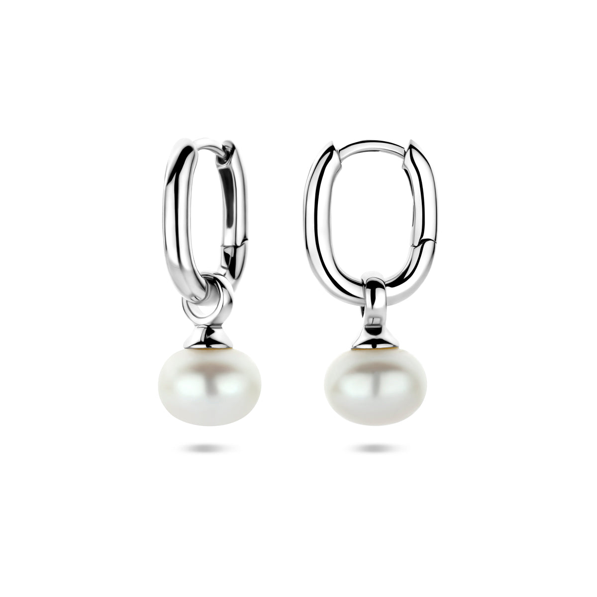 vDam Oorringen Parel 23 Mm Zilver Gerhodineerd 1341945