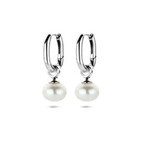 vDam Oorringen Parel 23 Mm Zilver Gerhodineerd 1341945