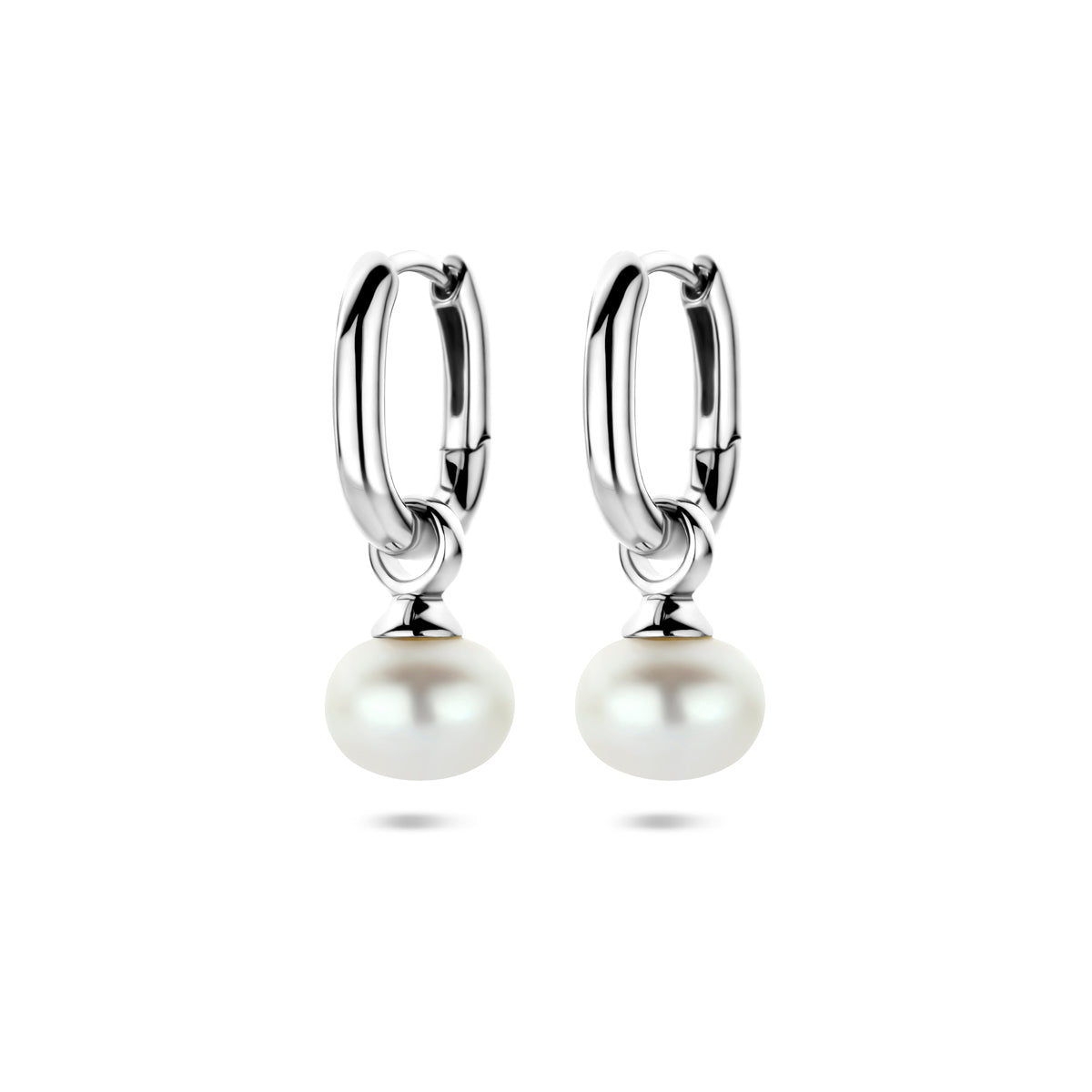 vDam Oorringen Parel 23 Mm Zilver Gerhodineerd 1341945