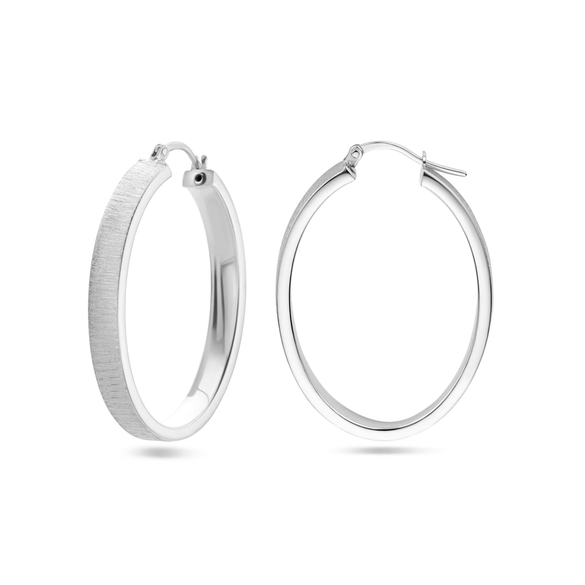 vDam Oorringen Poli/mat Zilver Gerhodineerd 1338404