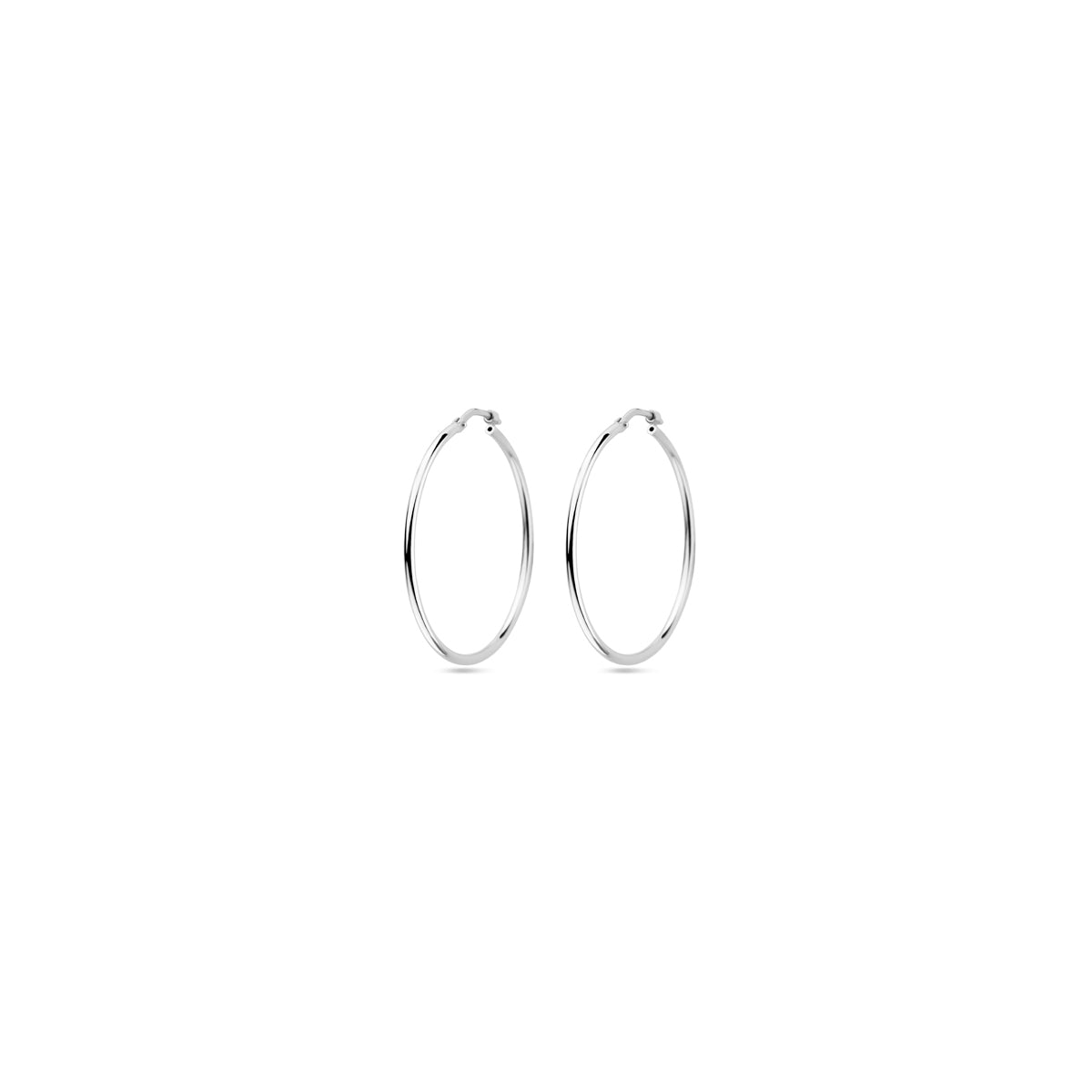 vDam Oorringen Ronde Buis 1,5 Mm Zilver Gerhodineerd 1338031