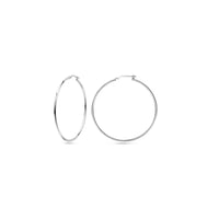 vDam Oorringen Ronde Buis 1,5 Mm Zilver Gerhodineerd 1338032